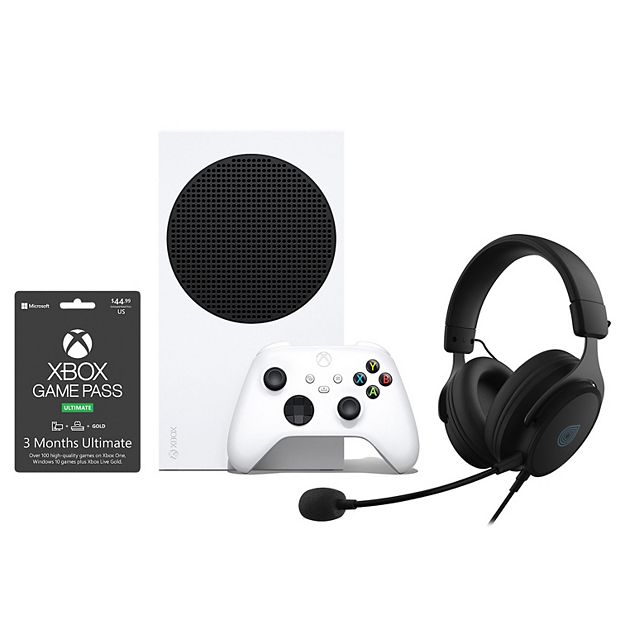 Xbox Series S Console with Headset, Game Pass a nd Voucher 