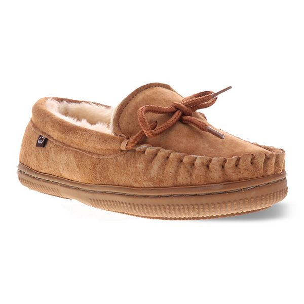 LAMO Girls' Suede Moccasin Slippers