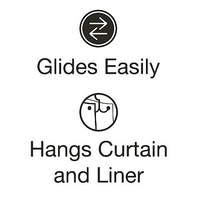 Sonoma Goods For Life® Double Roller Glide Shower Curtain Hooks