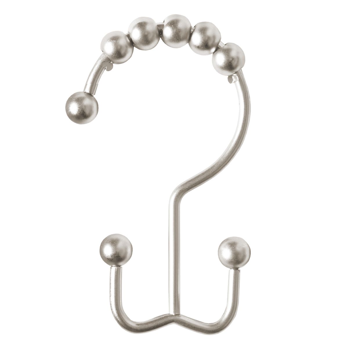 Sonoma Goods For Life® Double Roller Glide Shower Curtain Hooks - Brushed Nickel