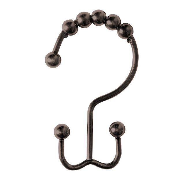 Sonoma Bath | Sonoma Double Shower Curtain Hooks 12 Pack | Color: Black/Brown | Size: Os | Restatedfinds's Closet