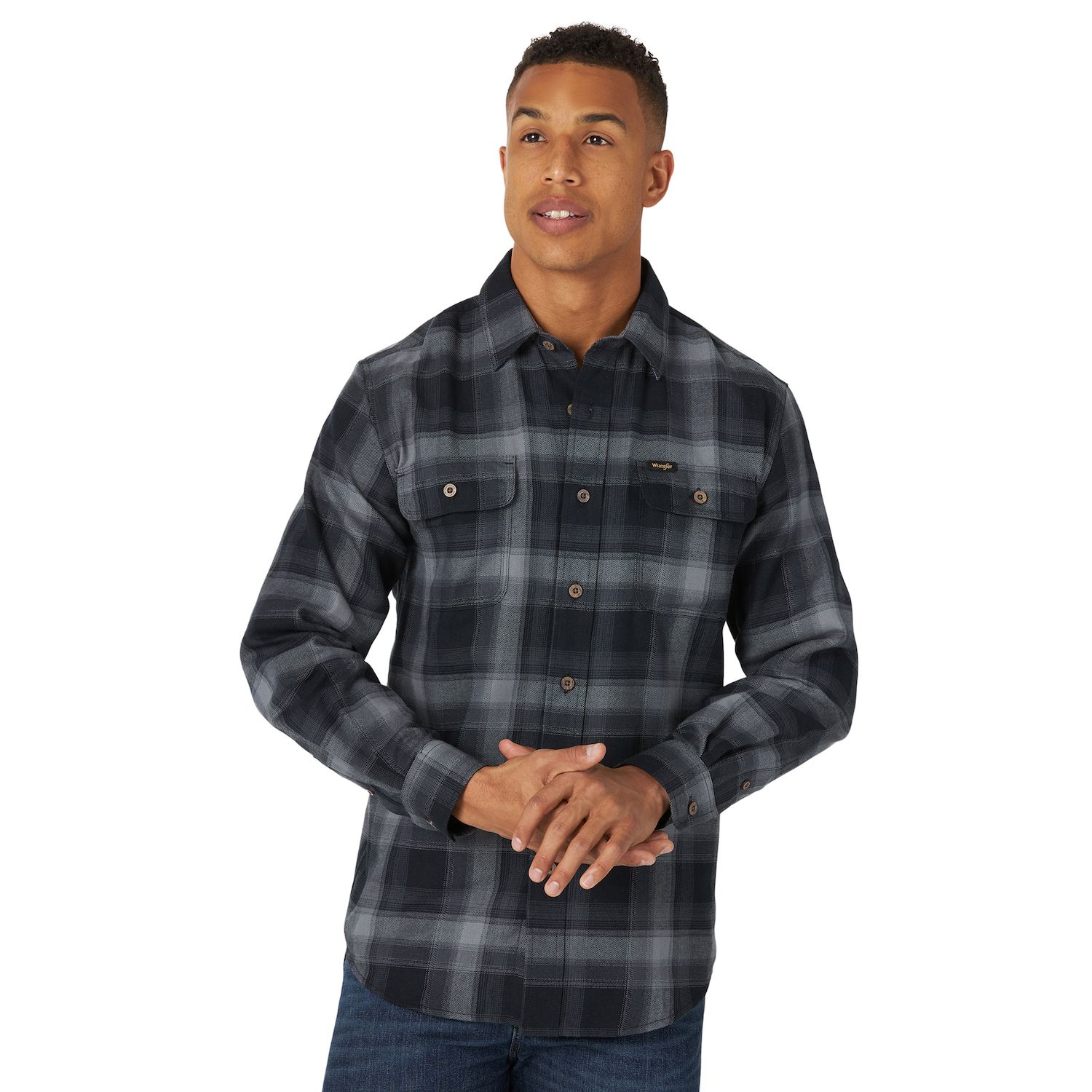 kohls denim shirt mens