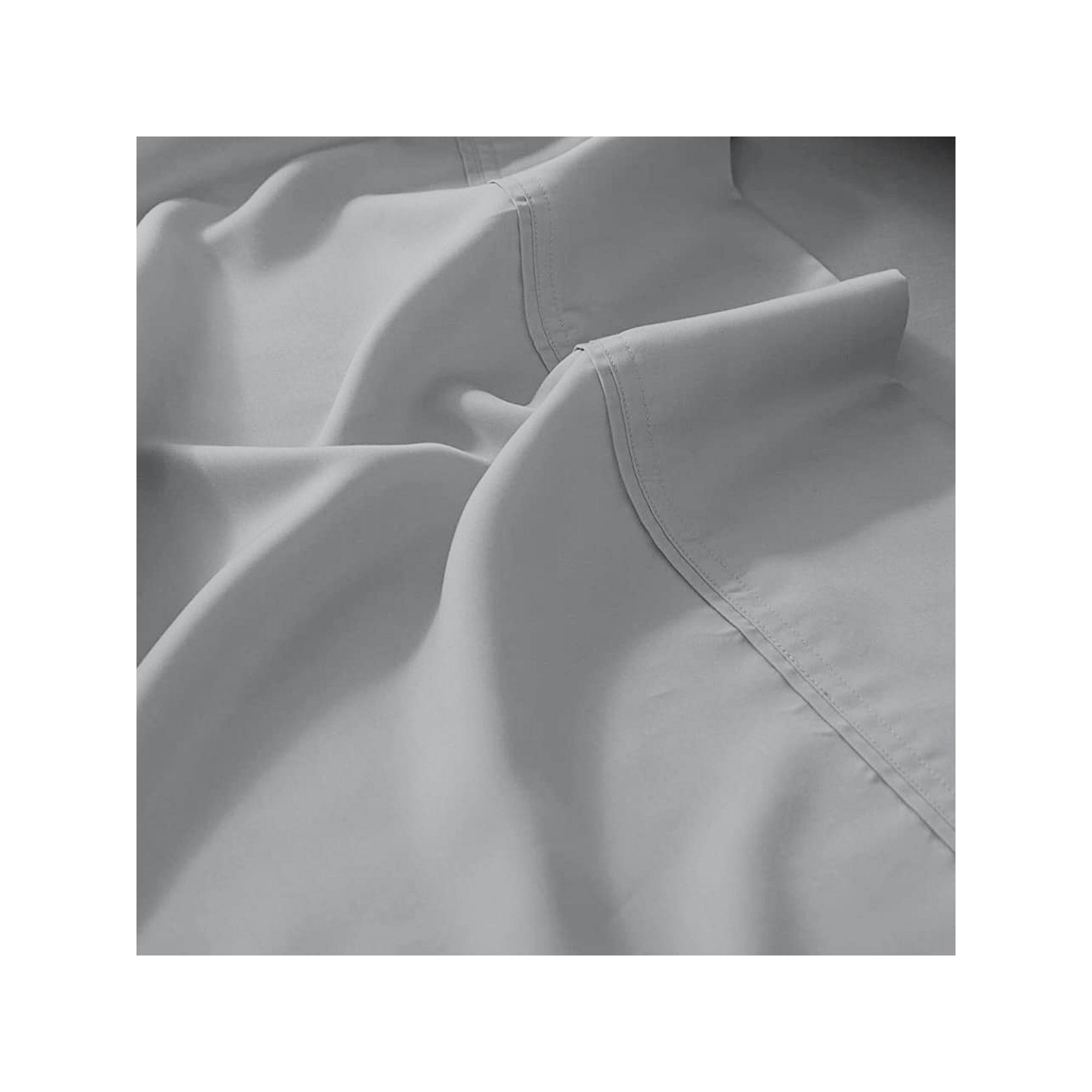 Purity Home 400 Thread Count Performance Cotton Sheet Set, Light Gray