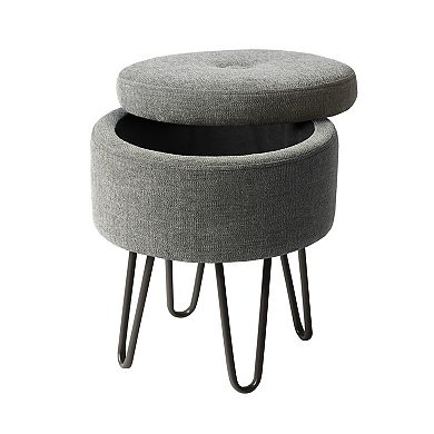 Madison Park Daisy Ottoman
