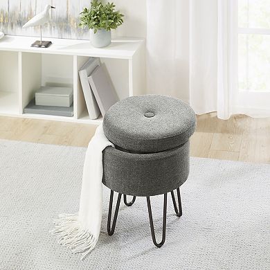 Madison Park Daisy Ottoman