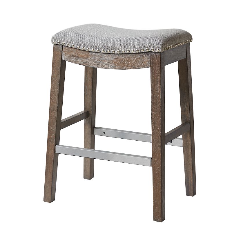 Madison Park Luther Counter Stool, Grey