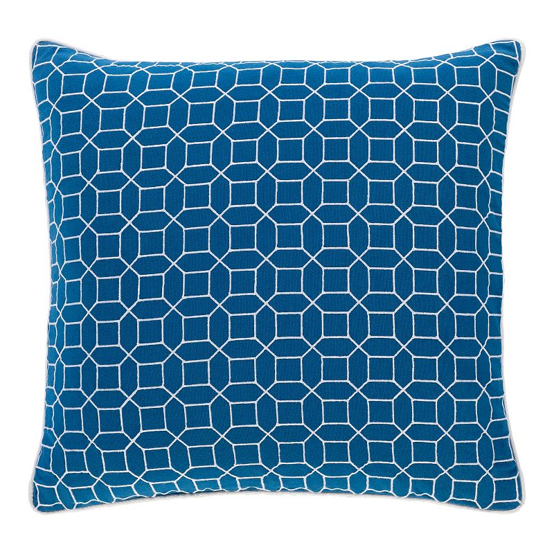Decor 140 Abril Coastal Throw Pillow, Blue, 18X18