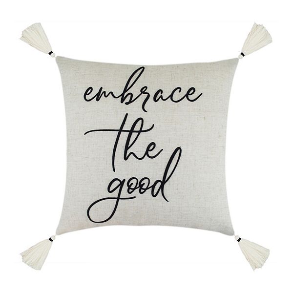 Embrace Polyester Throw Pillow