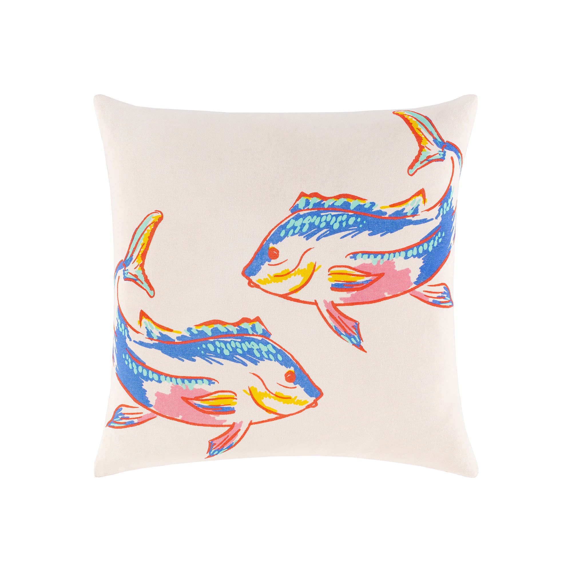 Decor 140 Fatima Coastal Throw Pillow, Ivory