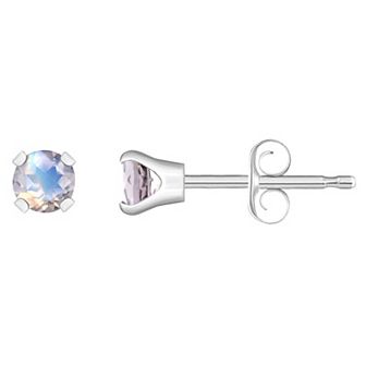 Celebration Gems 14k White Gold Gemstone Stud Earrings