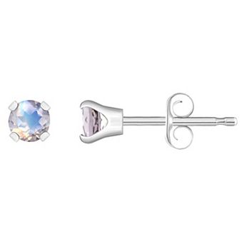 Celebration Gems 14k White Gold Gemstone Stud Earrings