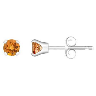 Celebration Gems 14k White Gold Gemstone Stud Earrings