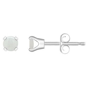 Celebration Gems 14k White Gold Gemstone Stud Earrings