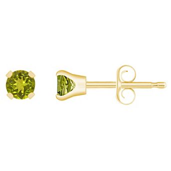 Celebration Gems 14k Gold Birthstone Stud Earrings