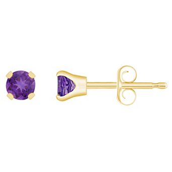 Celebration Gems 14k Gold Birthstone Stud Earrings