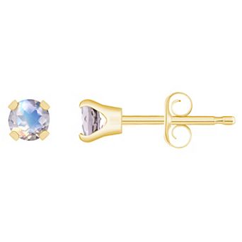Celebration Gems 14k Gold Birthstone Stud Earrings