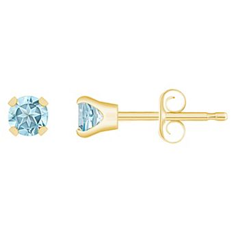 Celebration Gems 14k Gold Birthstone Stud Earrings
