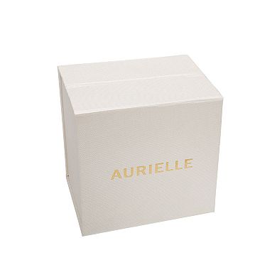Aurielle 2-Pair 40 mm Textured Flat Hoop Earring Set