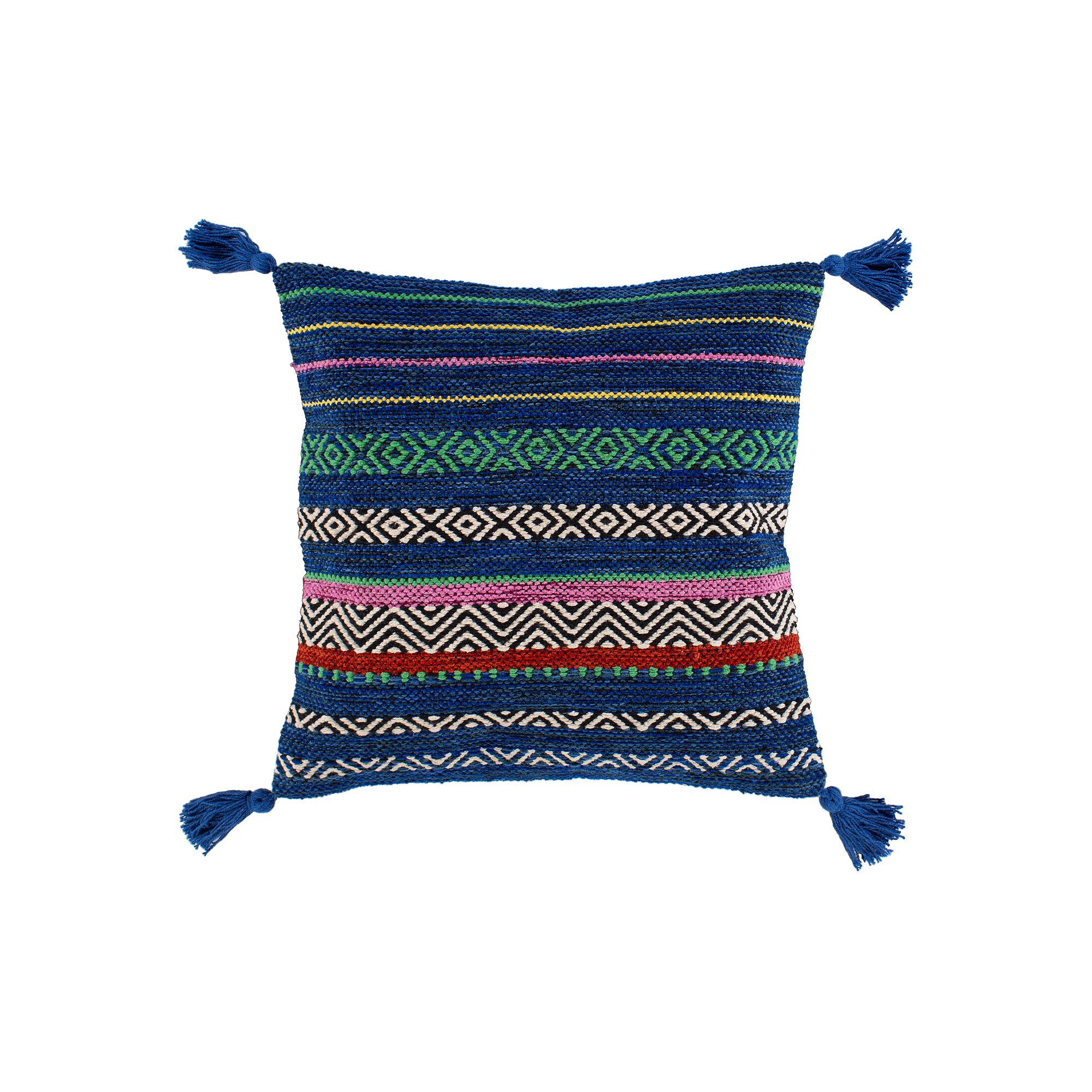 Decor 140 Ana Paula Global Throw Pillow, Bright Blue
