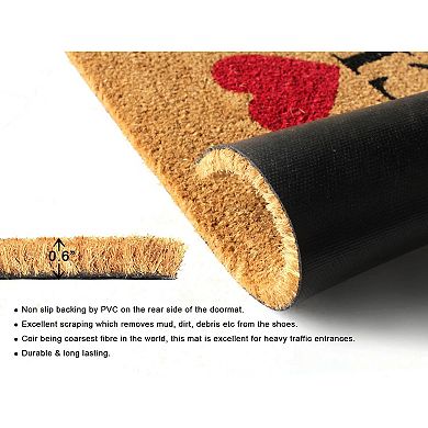 RugSmith I Love Social Distancing Doormat