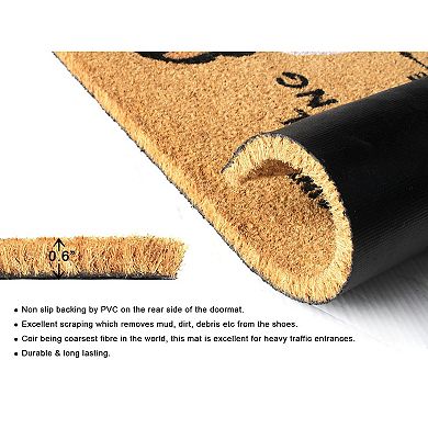 RugSmith Maintain Social Distance Doormat