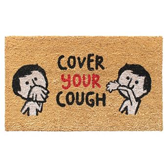 RugSmith Cover Your Cough Doormat
