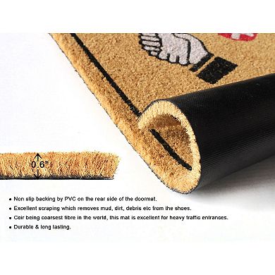 RugSmith No Handshake Doormat