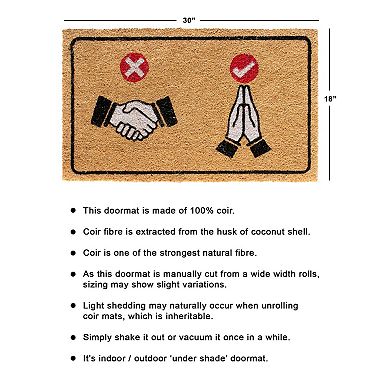 RugSmith No Handshake Doormat