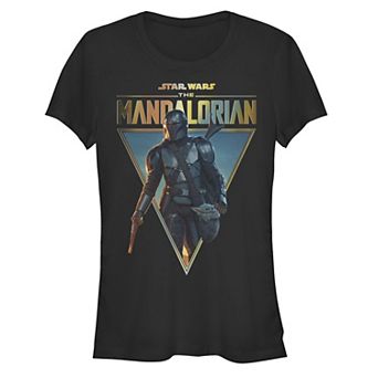 Juniors' Star Wars Mandalorian S02 Poster Tee