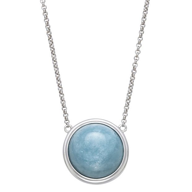 Kohls aquamarine deals necklace