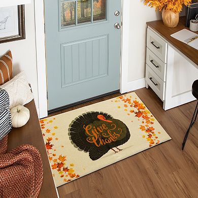 Mohawk Home Give Thanks Turkey Rug