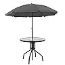 Flash Furniture Nantucket Patio Table, Chair & Umbrella 6-piece Set