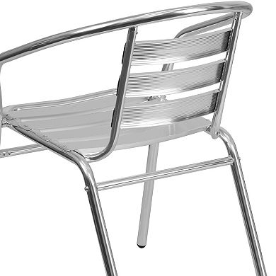 Flash Furniture Slat Back Patio Chair