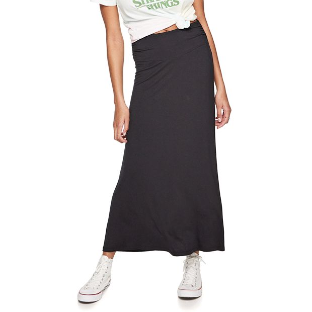 Long black shop skirt kohls