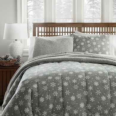 Micro Flannel® Sherpa Reverse Comforter Set with Shams