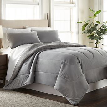 Micro Flannel® Sherpa Reverse Comforter Set with Shams