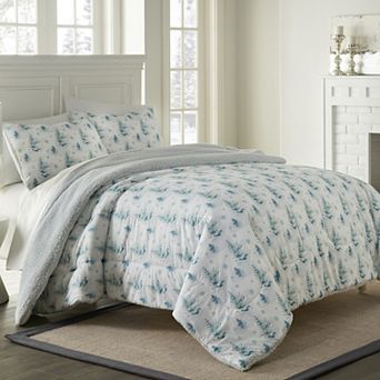 Micro Flannel® Sherpa Reverse Comforter Set with Shams