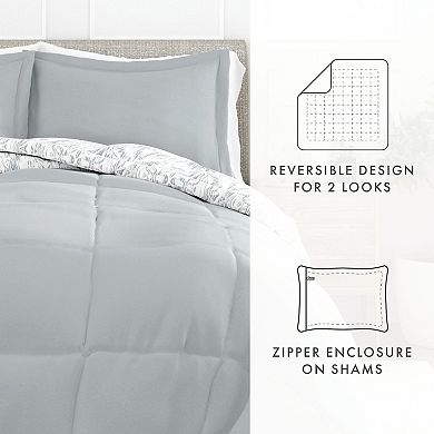 Home Collection Premium Down-Alternative English Countryside Reversible Comforter Set