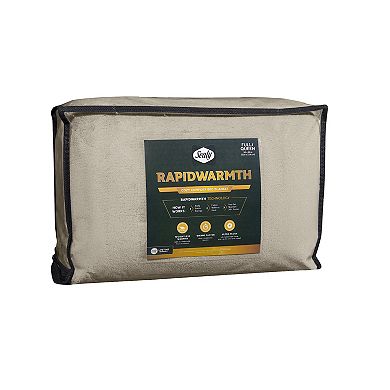 Sealy Rapid Warmth Cozy Comfort Bed Blanket