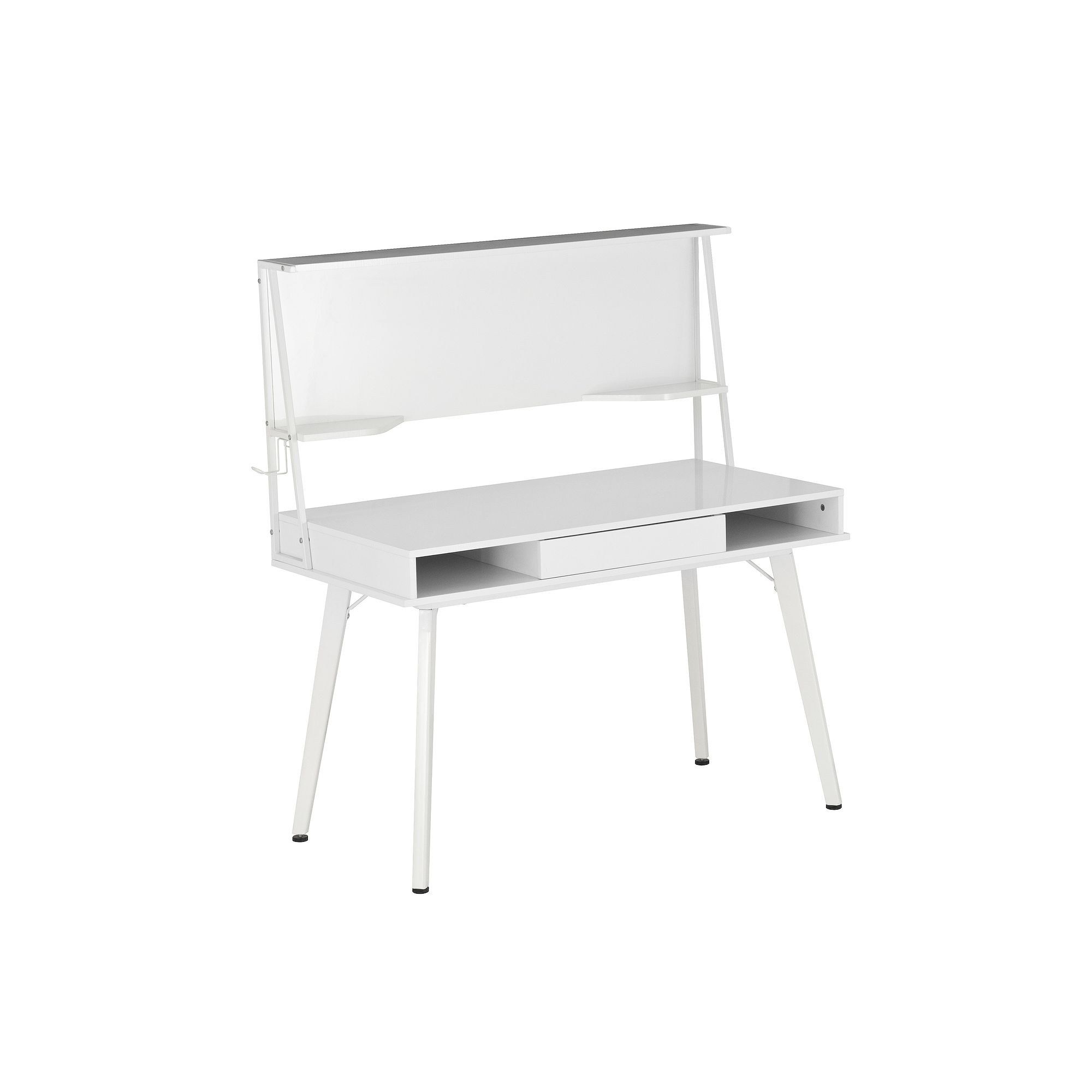 Techni Mobili Study Magnetic Dry Erase Computer Desk, White