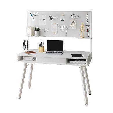 Techni Mobili Study Magnetic Dry Erase Computer Desk