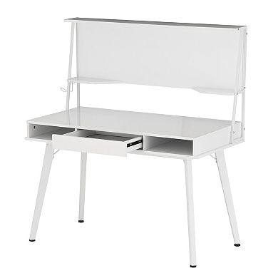 Techni Mobili Study Magnetic Dry Erase Computer Desk