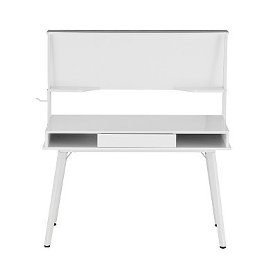 Techni Mobili Study Magnetic Dry Erase Computer Desk