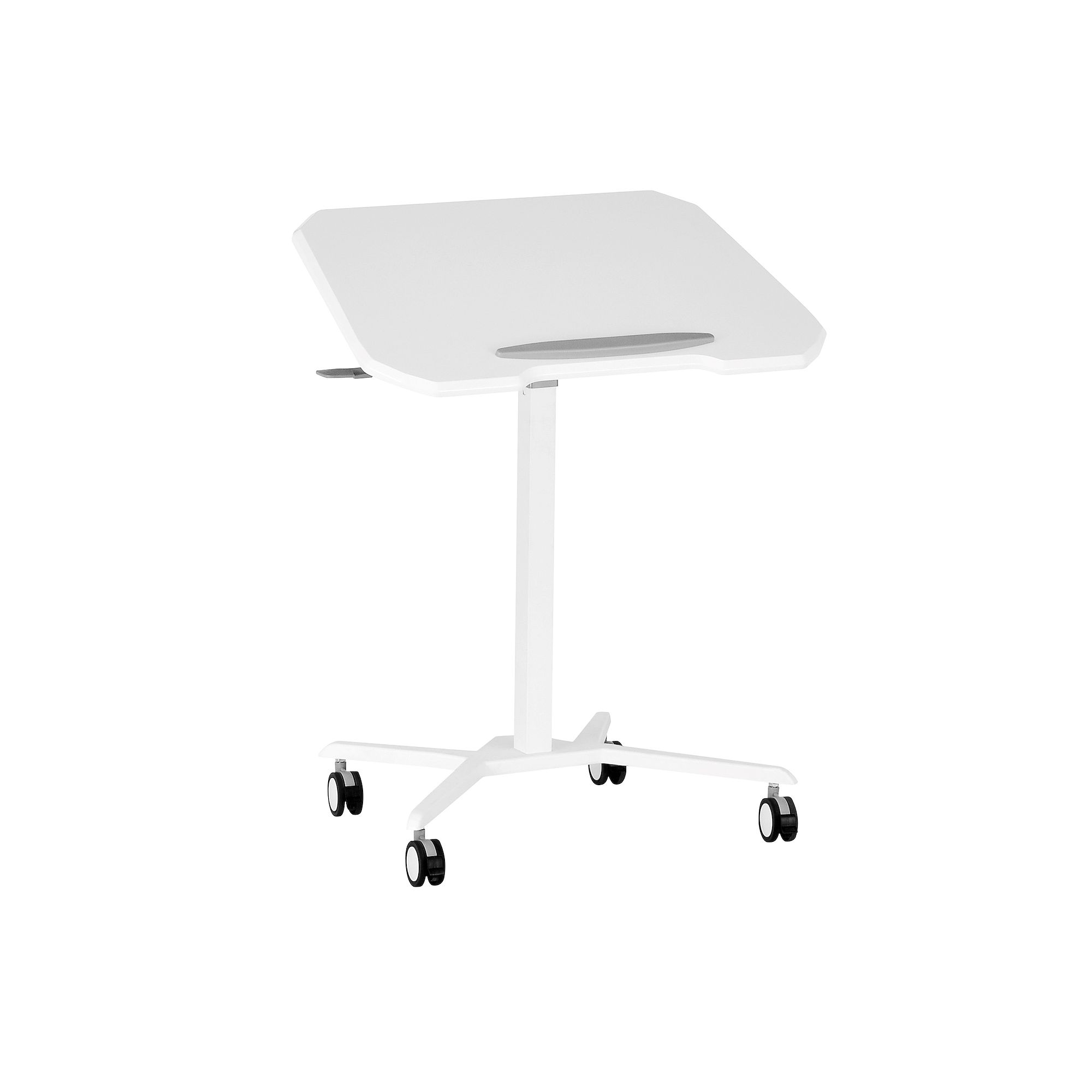 Techni Mobili Sit to Stand Laptop Computer Stand, White