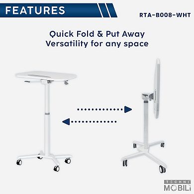 Techni Mobili Sit to Stand Laptop Computer Stand