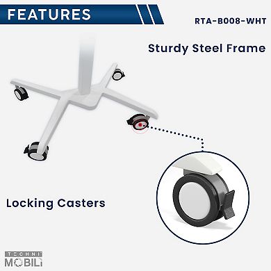 Techni Mobili Sit to Stand Laptop Computer Stand