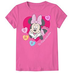 Disney's Minnie Mouse Girls 7-16 & Plus Valentine's Day Tee