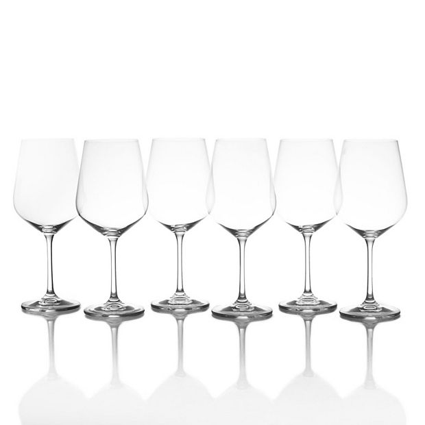 Mikasa Gianna Ombre Sage Set of 4 Stemless Wine Glasses 