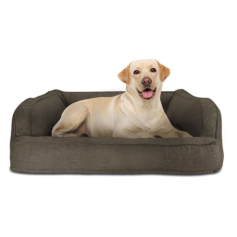 50914927 Canine Creations Sofa Couch Dog Pet Bed, Brown, La sku 50914927