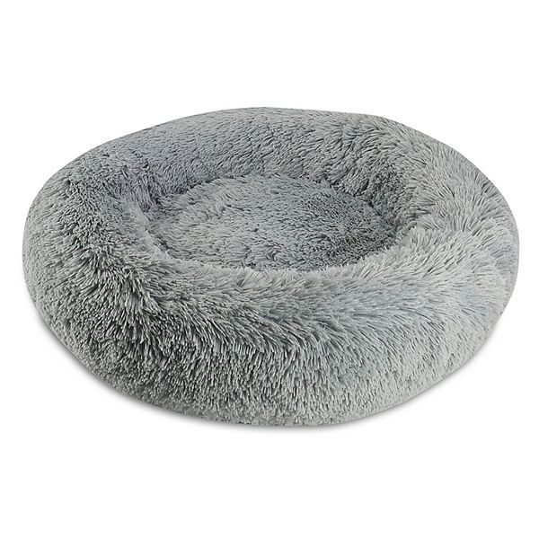 Canine Creations Donut Round Dog Pet Bed - Charcoal (MEDIUM)